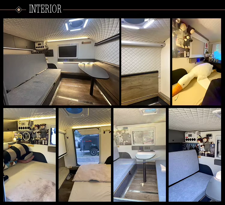 Mini Camper Trailers caravan Mini Small Rv Campers Expedition Trailer Tiny House Travel Trailer