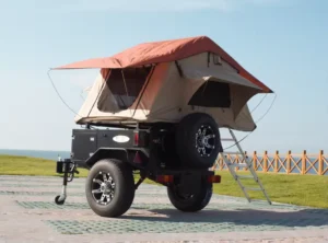 Conquer Falcon Factory Wholesale Aluminium Mini RV Travel Trailer for Small Campers