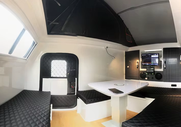 Best-selling Road on Pop up Caravan Off-road Caravan Towing Travel Trailer for Camping