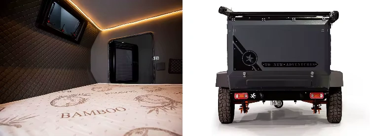 Hot Selling Manufacturers China Mobile Home Travel caravan Tool Box Trailer with Low Price