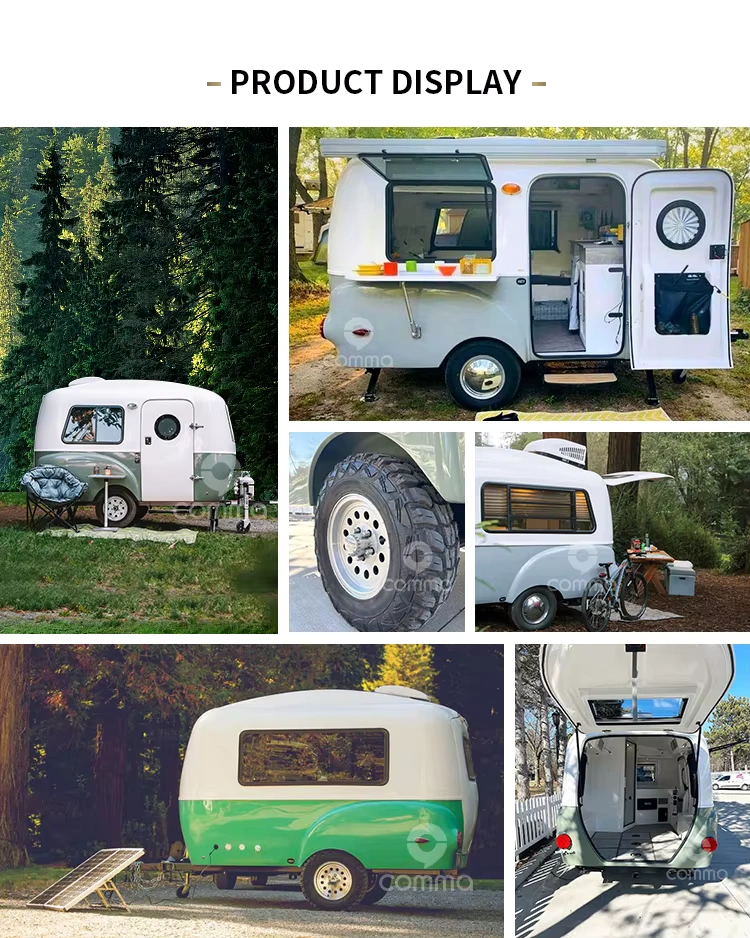 Workout One Bedroom 15 Foot Hybrid Camper Travel Van caravan Factories Made in China with Stand