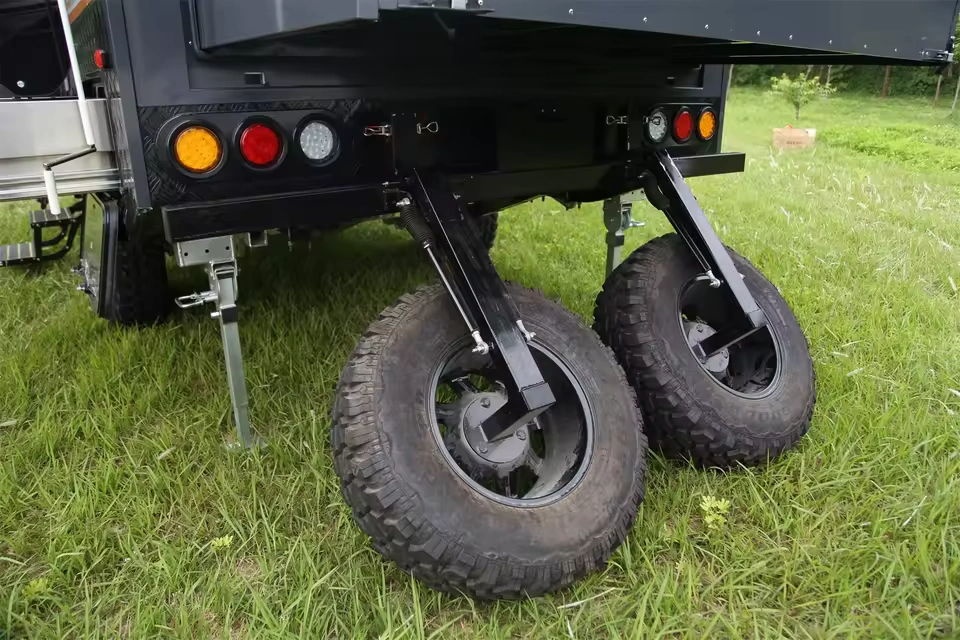 Roming Romeo Off Road Caravan Spare Wheels And Heavy Duty Chassis